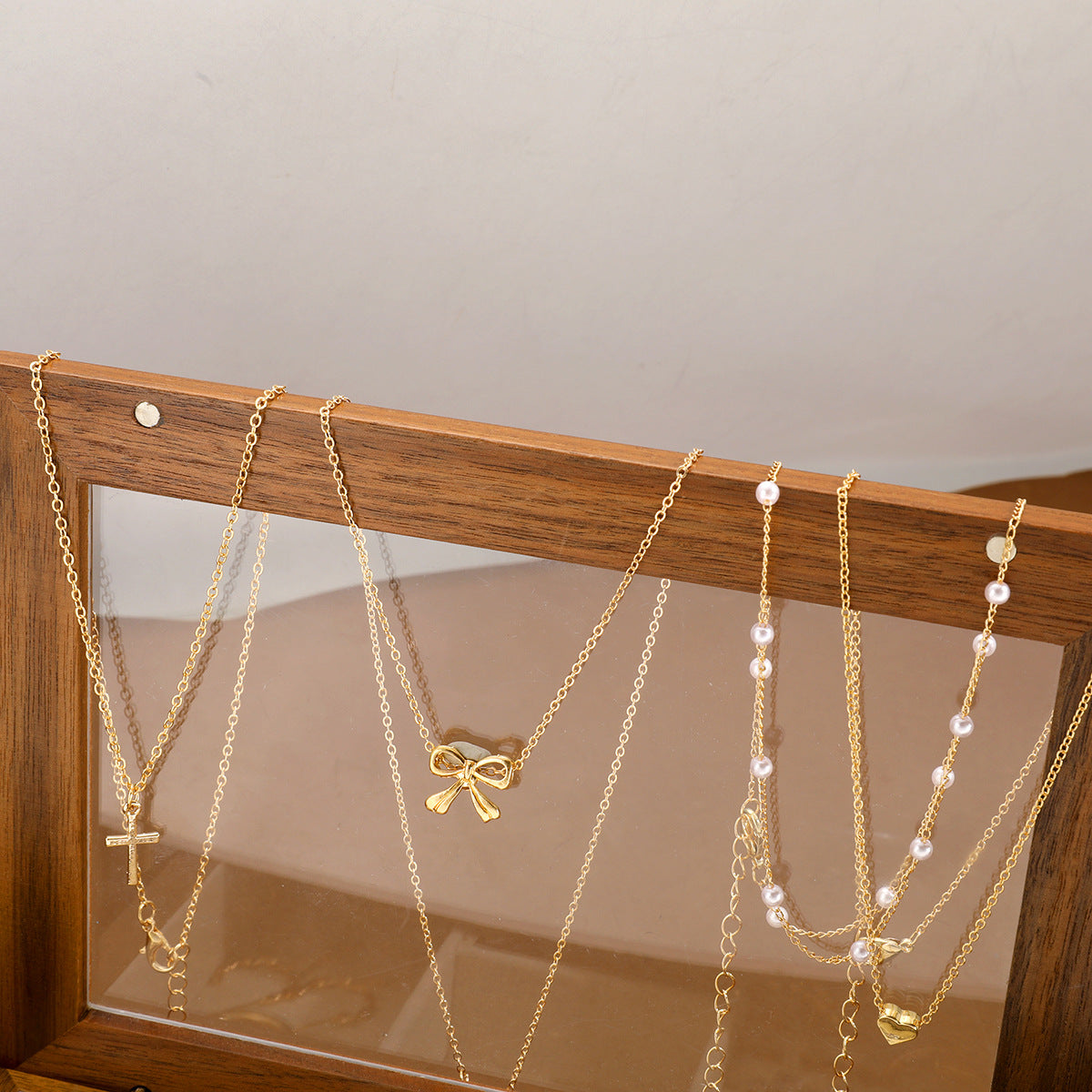 Damen Schmuckset-Organizer mit elegantem Design und vielseitigen Fächern Shop Nory
