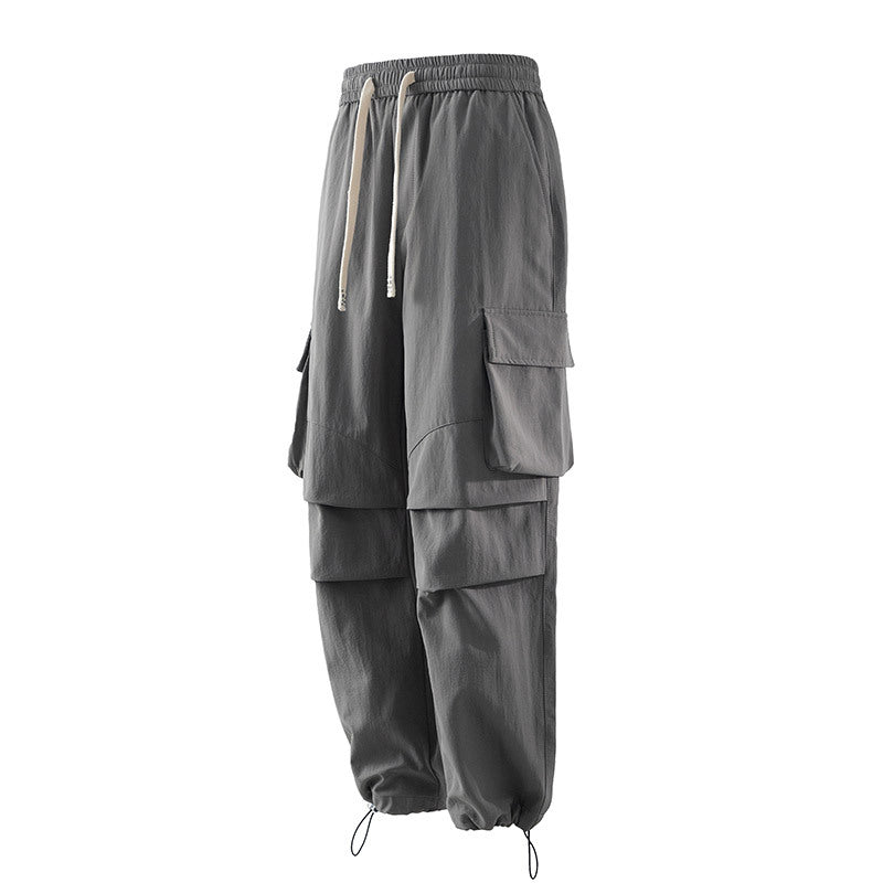 Herren Cargo-Hose mit elastischem Bund, Lagen‑Detail und Reißverschluss-Saum Shop Nory