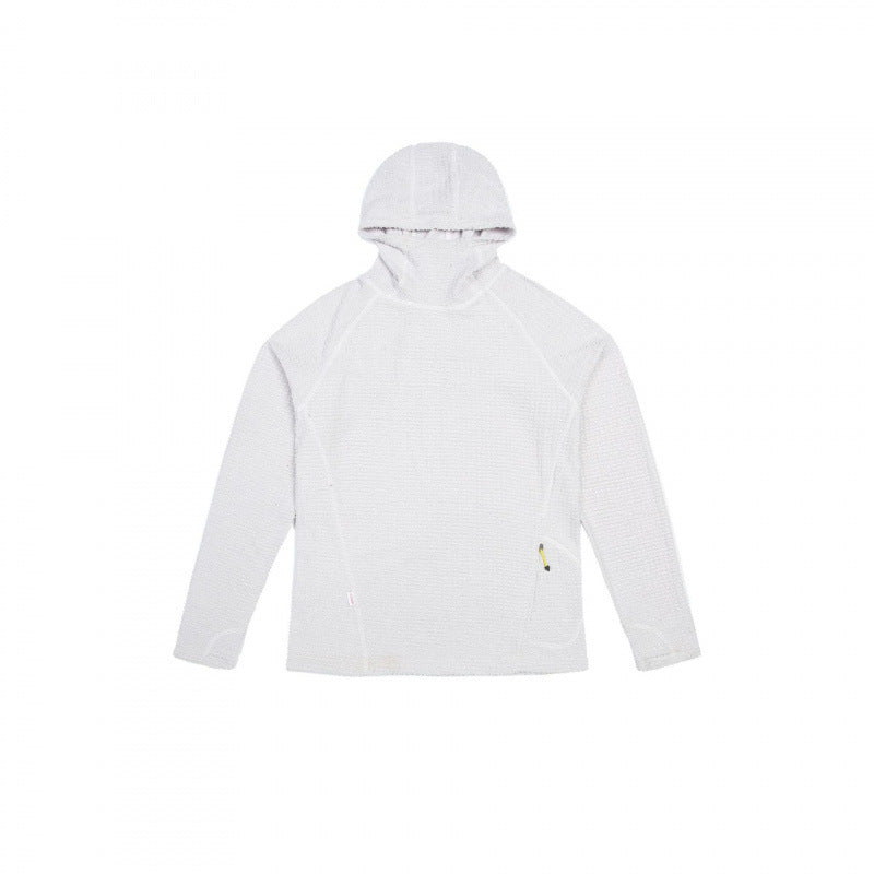 Unisex Texturierter Kapuzenpullover im Boxy‑Cut aus Waffelstrick mit Raglanärmeln und aufgesetzter Tasche Shop Nory
