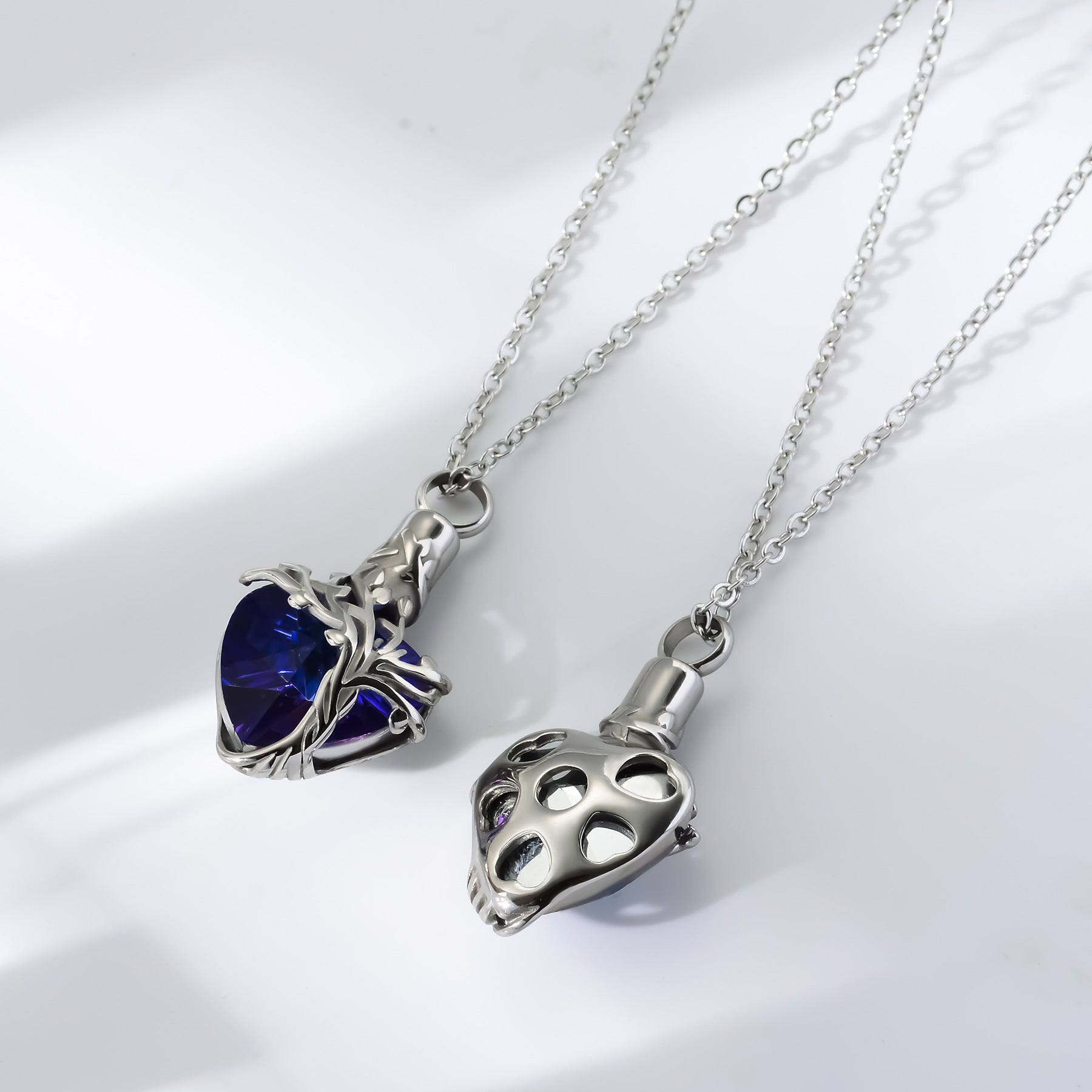 Damen Anhänger mit baumförmigem Design und buntem Kristall Shop Nory