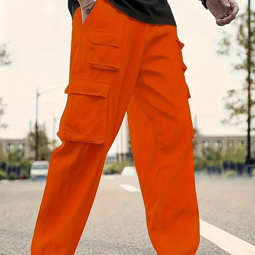 Herren Utility-Cargohose mit mehreren Klapp- und Reißverschlusstaschen Shop Nory