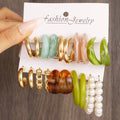 Damen Ohrstecker-Set mit bunten und variierenden Designs Shop Nory