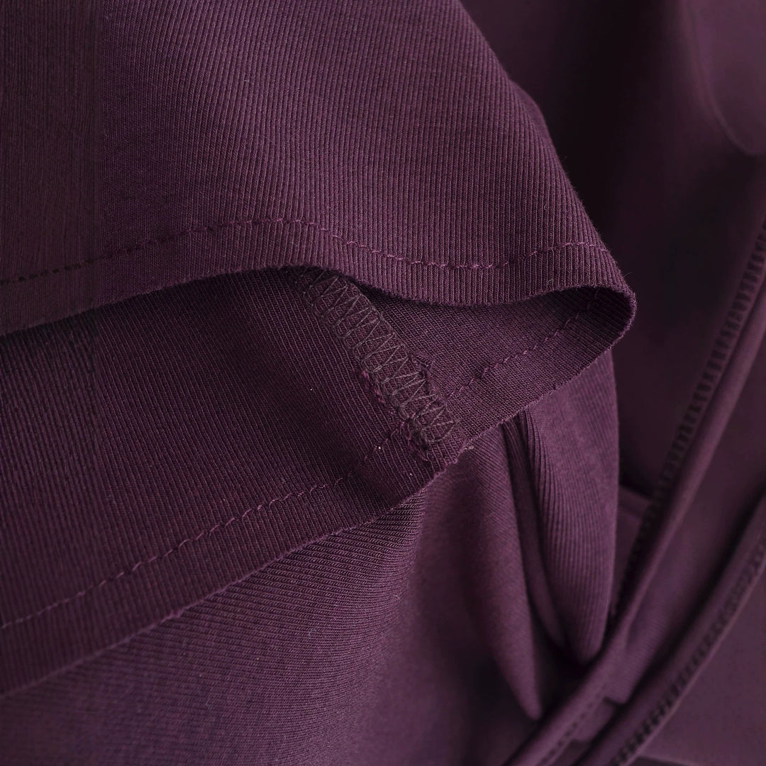 Damen Jersey-Midirock mit hohem Bund, Tunnelzug und A-Linien-Schnitt Shop Nory