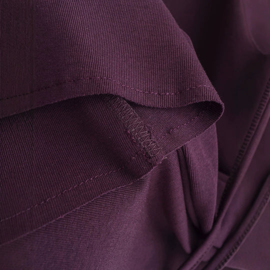 Damen Jersey-Midirock mit hohem Bund, Tunnelzug und A-Linien-Schnitt Shop Nory