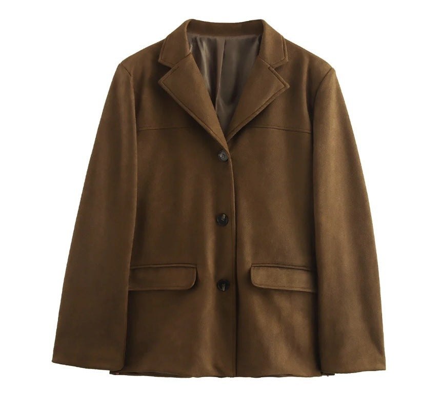 Damen Modische Sakko-Jacke