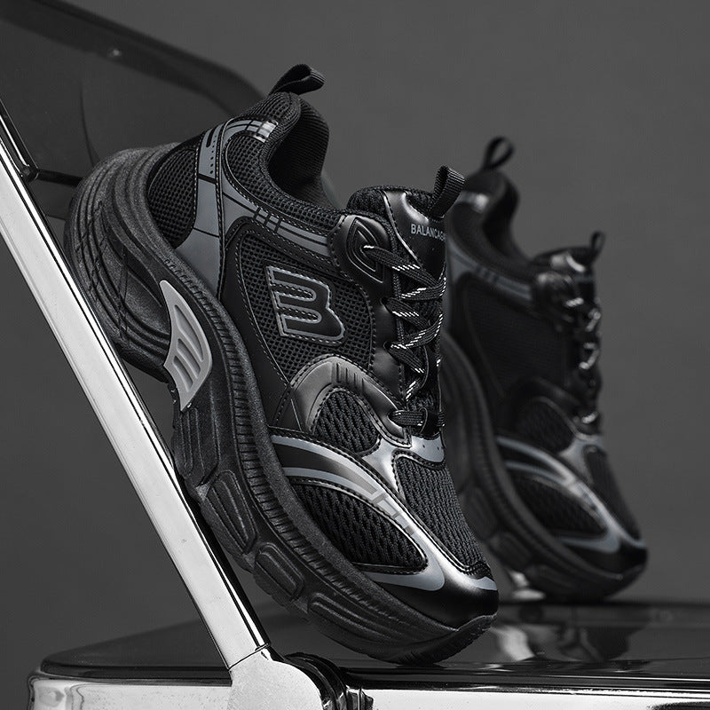 Unisex Voluminöse Mesh-Runner mit atmungsaktivem Obermaterial und stoßdämpfender Plateausohle Shopy Nory