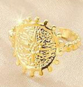 Damen Ring im kunstvollen, gewundenen Design Shop Nory