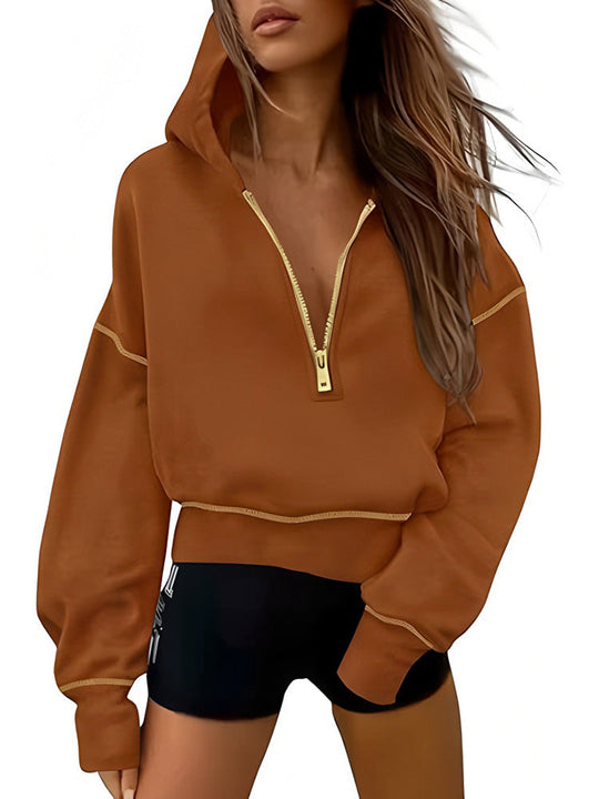 Damen Sportliche Kapuzenpullover