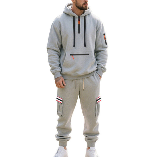 Jogginganzug Herren sportlich aus Sweatshirt und Hose