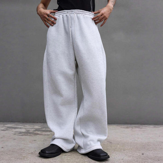 Herren Weite Oversize-Sweatpants mit Tunnelzugbund, Fleece-Innenfutter & Eingrifftaschen Shop Nory