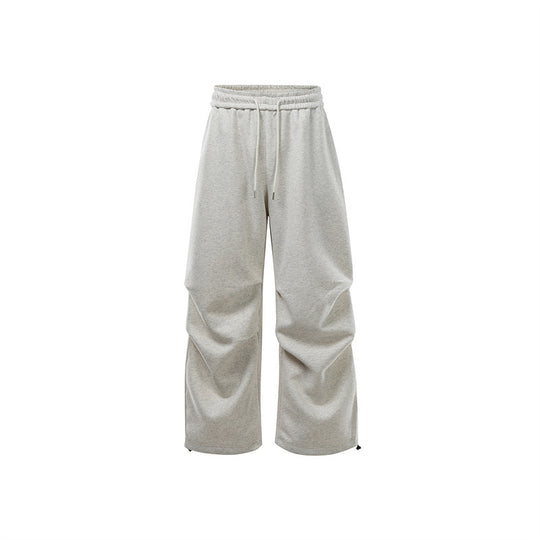 Unisex Weite Sweat-Cargohose mit Ebenenpasse, elastischem Kordelbund und verstellbarem Saum Shop Nory