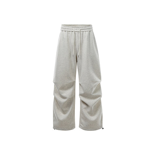 Unisex Weite Sweat-Cargohose mit Ebenenpasse, elastischem Kordelbund und verstellbarem Saum Shop Nory