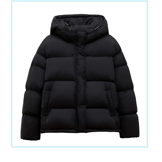 Damen Stilvolle Daunenjacke mit Kapuze Shop Nory