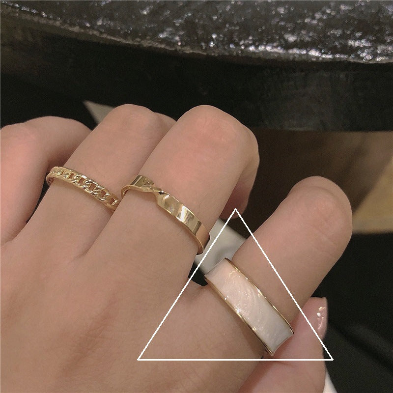 Damenring mit künstlerischem Strukturdesign Shop Nory
