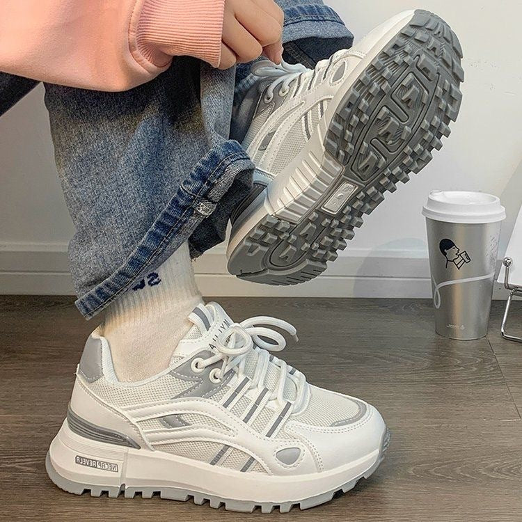 Damen Retro‑Laufstil Plateau‑Sneaker mit robuster Traktionssohle und atmungsaktivem Mesh Shop Nory