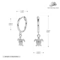 Damen Ohrhänger mit maritimen Schildkröten-Anhängern aus 925 Sterling Silber Shop Nory