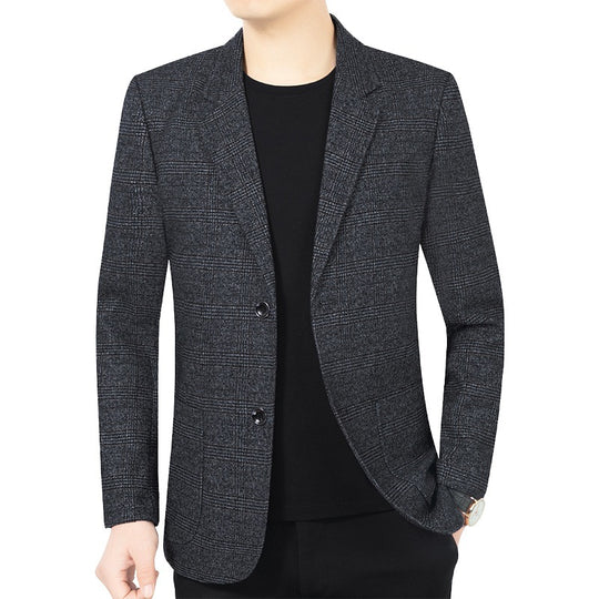 Herren Business-Casual Sakko mit Glencheck und leichtem Stretch Shop Nory