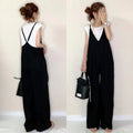 Damen Weit geschnittene Latzhose im Boho-Stil Shopnory