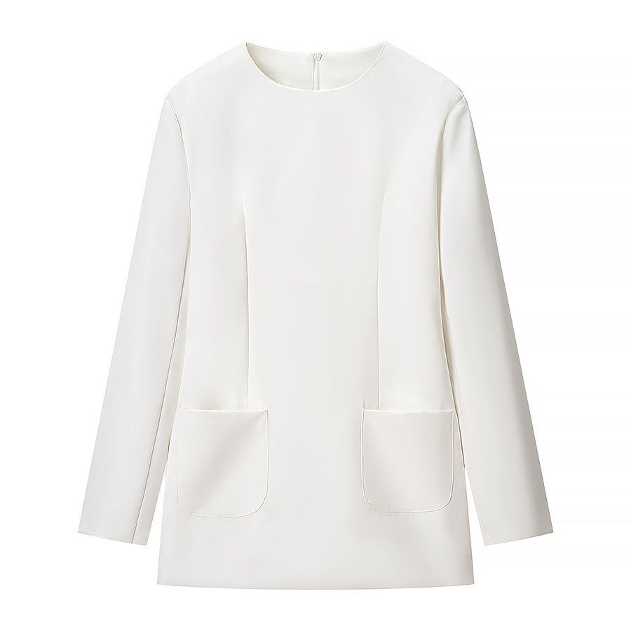 Damen Taillierter Blazer mit Korsagen‑Optik und Peplum‑Silhouette Shop Nory