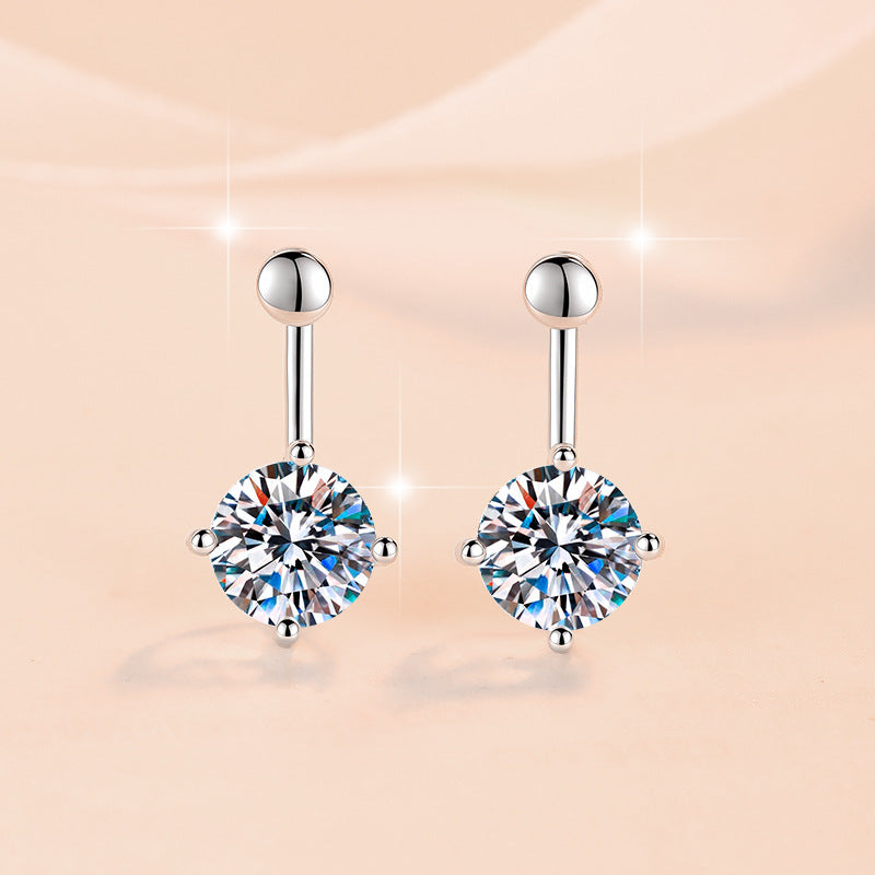 Damen Ohrstecker mit funkelndem Kristall Shop Nory
