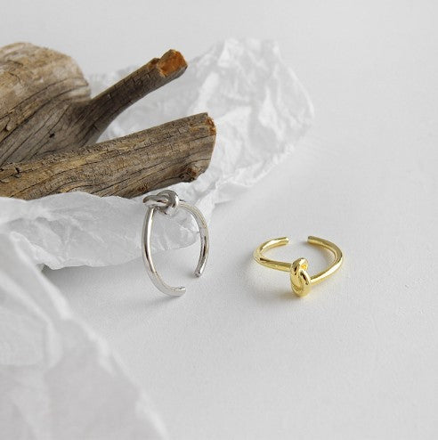 Damen Offener Ring mit kunstvollem Knoten-Design Shop Nory