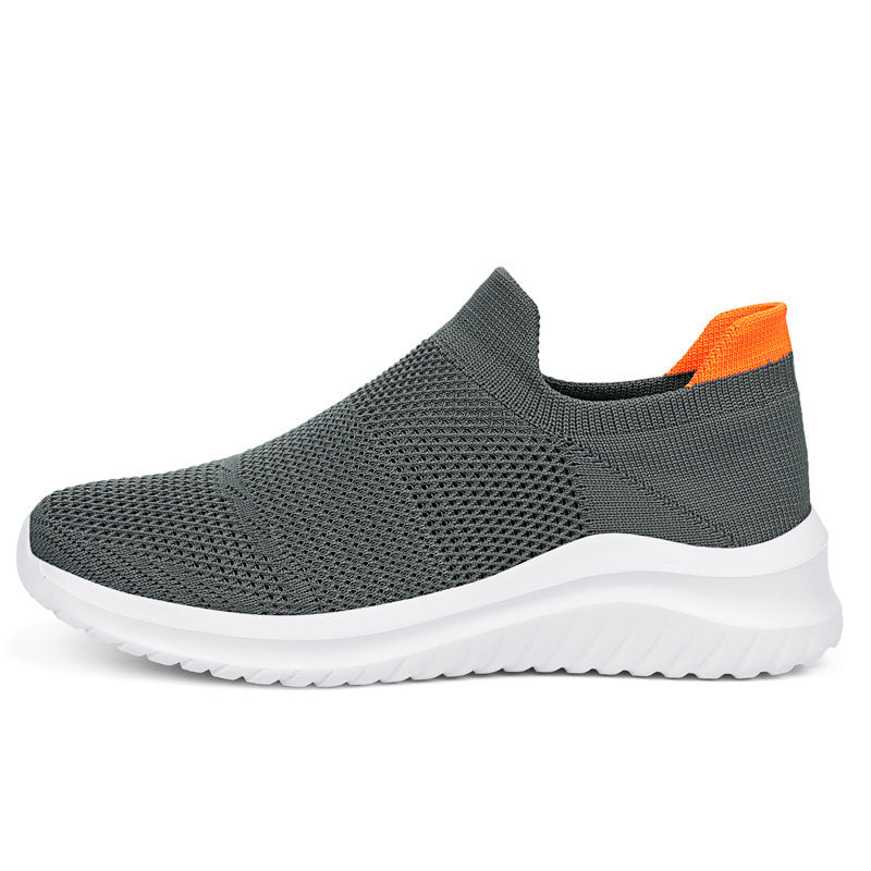 Unisex nan atmungsaktive Strick-Schlupfsneaker mit ergonomischem Memory-Fußbett
