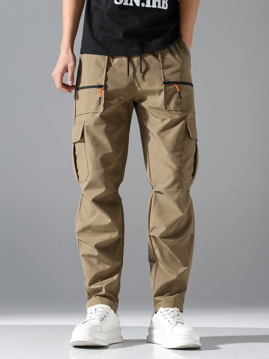 Herren Bequeme Cargo-Hose mit elastischem Bund Shop Nory