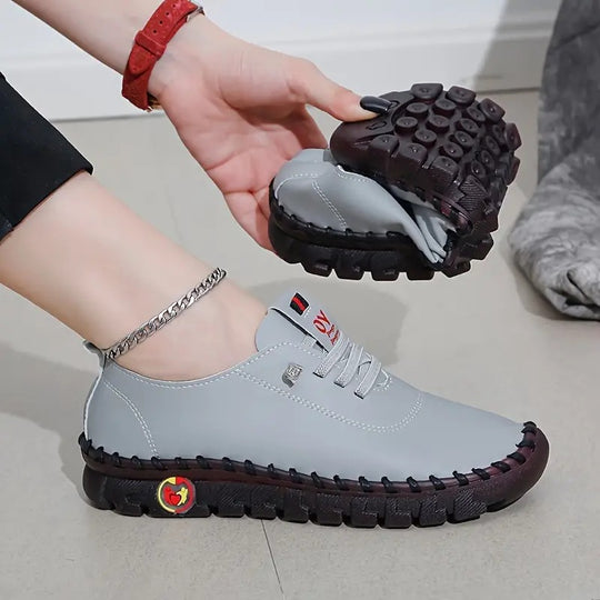 Damen nan flexible faltbare Freizeitsneaker mit stoßdämpfender Profilsohle Shop Nory