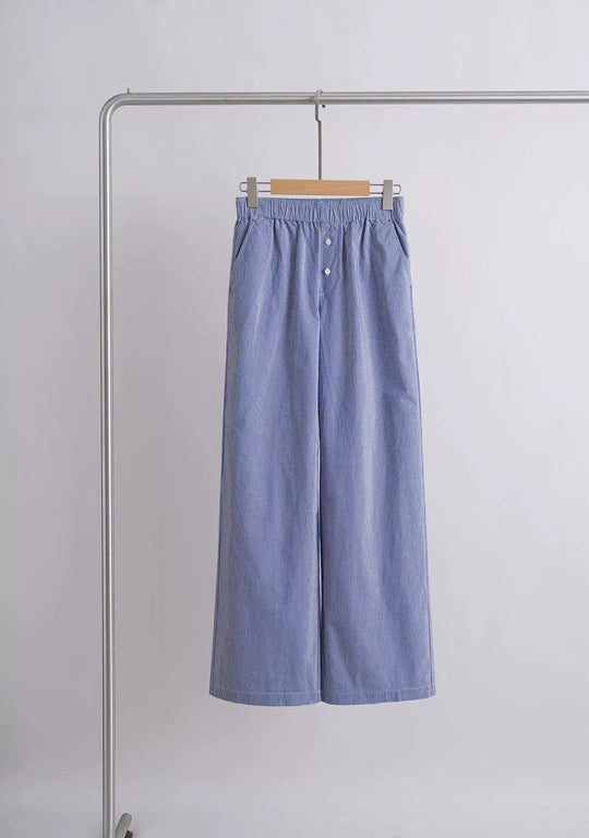 Damen Weit geschnittene Baumwollhose Shop Nory