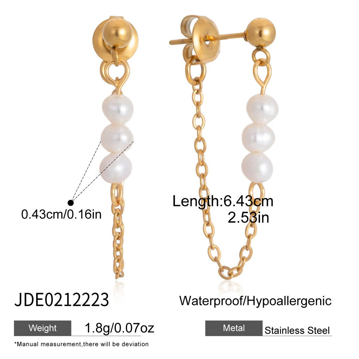 Damen Offene Ohrhänger mit elegantem Spiral-Design aus hypoallergenem Edelstahl Shop Nory