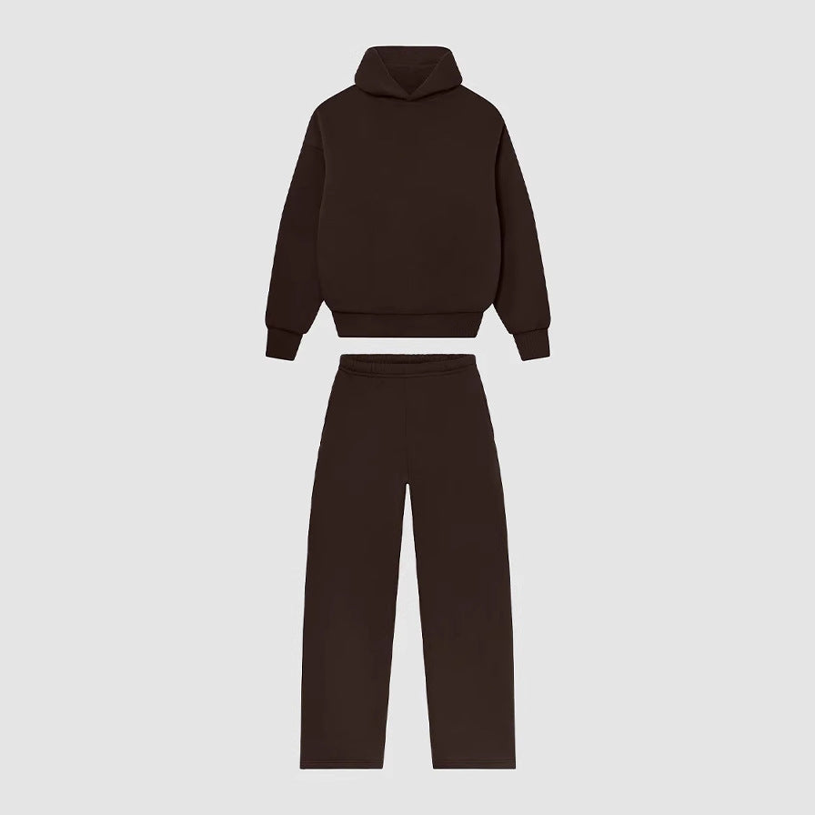 Unisex nan gemütliches Loungewear-Set mit hohem Rollkragen, relaxed-fit Sweatshirt und gerader Sweatpants Shop Nory