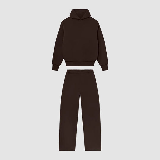 Unisex nan gemütliches Loungewear-Set mit hohem Rollkragen, relaxed-fit Sweatshirt und gerader Sweatpants Shop Nory