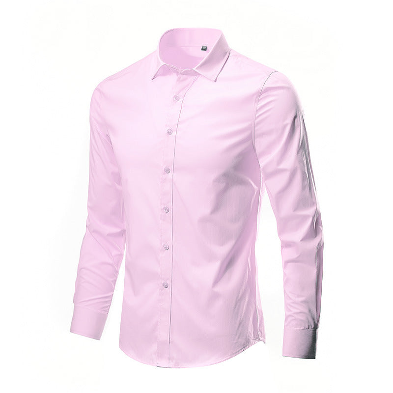 Herren Slim-Fit Businesshemd aus Stretch-Baumwollmix mit Kentkragen Shop Nory