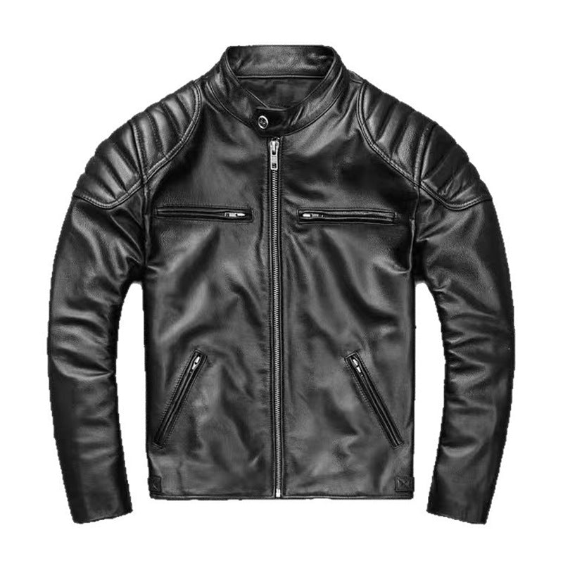 Herren Lederjacke im Fieldjacken-Schnitt mit aufgesetzten Brusttaschen Shop Nory