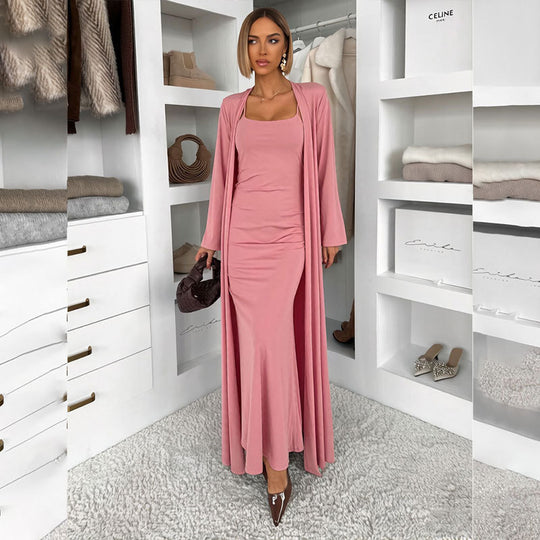 Damen Langes Maxikleid mit umschmeichelndem Schnitt Shop Nory