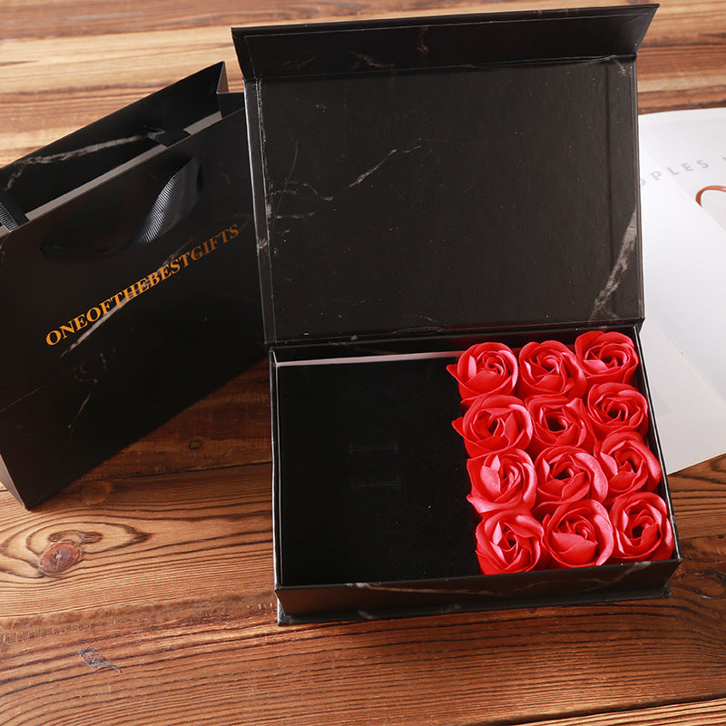 Damen Kunstblumen Geschenkbox Shop Nory