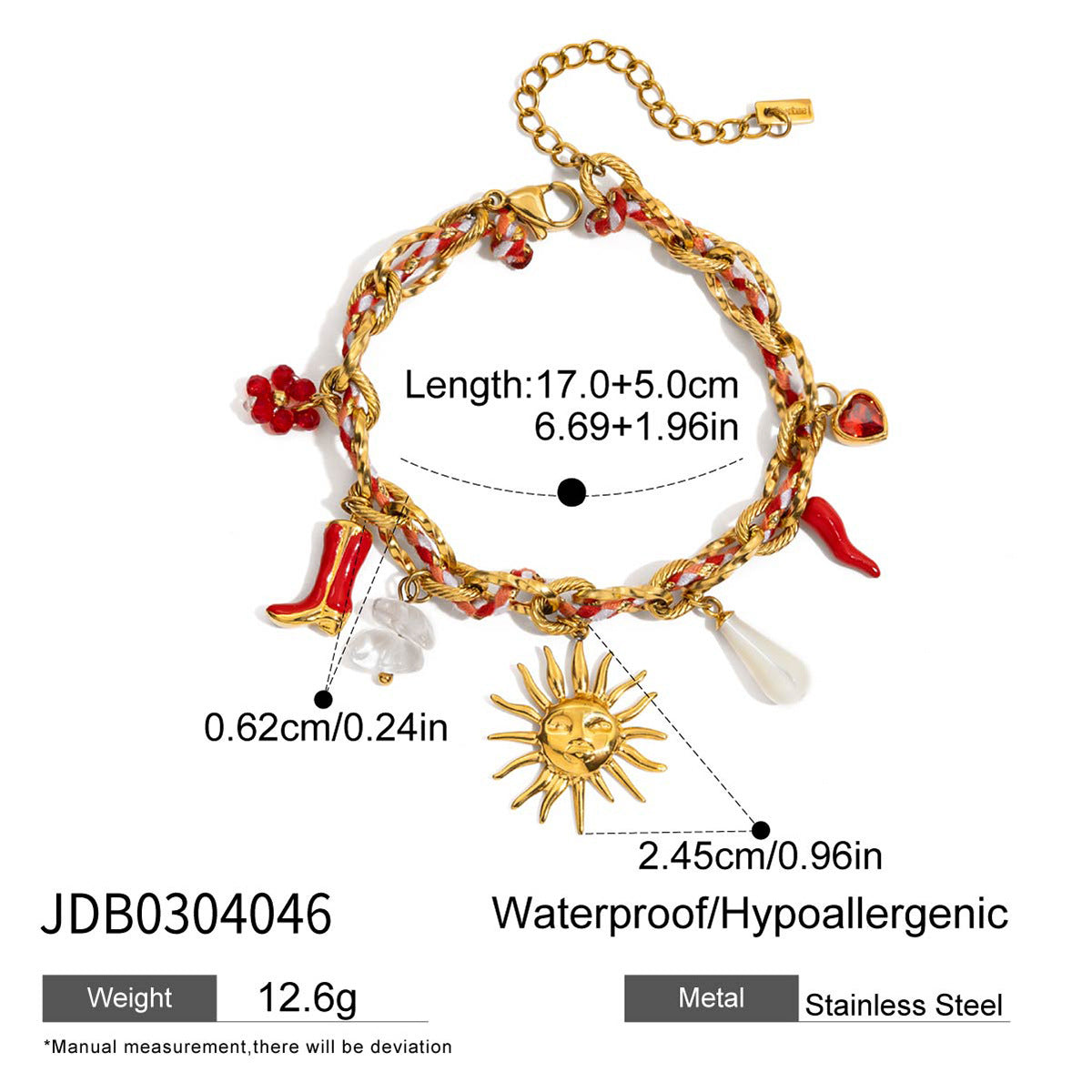 Damen Kette mit charmanten Anhängern und hypoallergener Edelstahlverarbeitung Shop Nory
