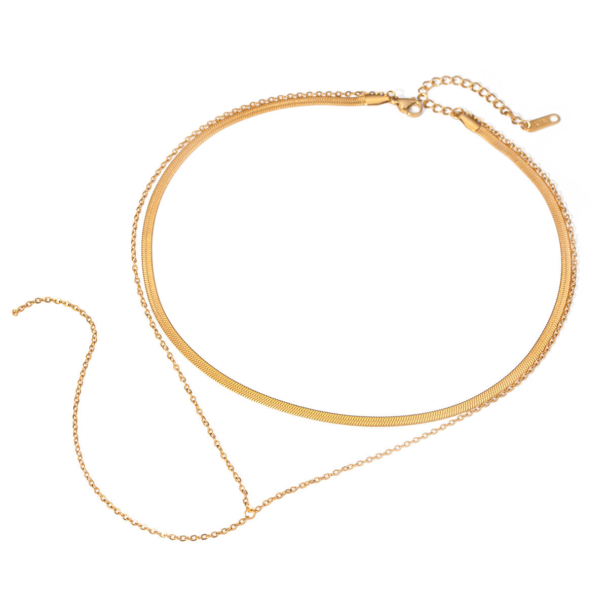 Damen Halskette mit hypoallergenem Edelstahl und zeitlosem Kettendesign Shop Nory