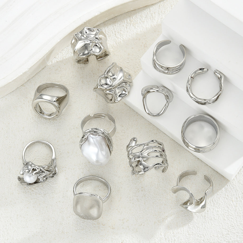 Damen modisches Ring-Set mit einzigartigen und modernen Designs Shop Nory