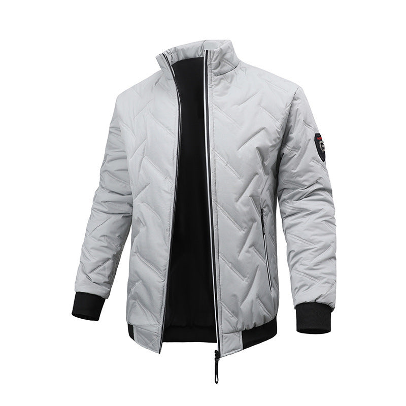 Herren Leichte Steppjacke mit hohem Kragen und praktischem Reißverschluss Shop Nory