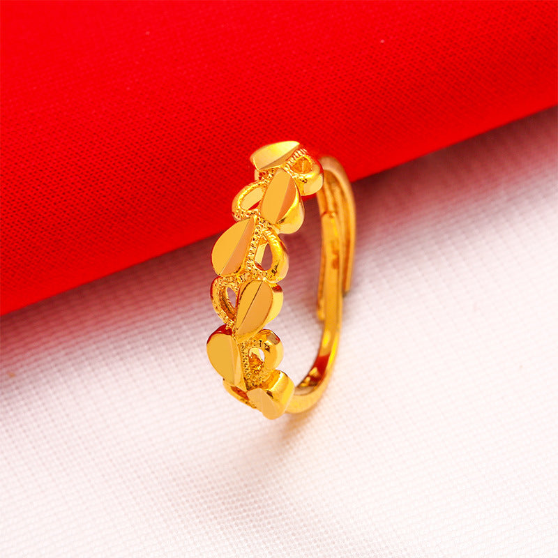 Damen eleganter Ring mit floralen Elementen Shop Nory