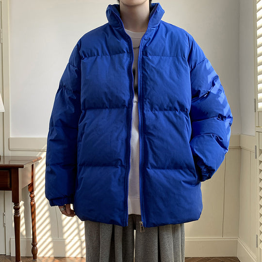 Unisex Oversize Steppjacke mit hohem Stehkragen und Thermofutter Shop Nory