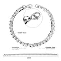 Damen edles Edelstahlarmband mit klassischem Kettenmuster Shop Nory