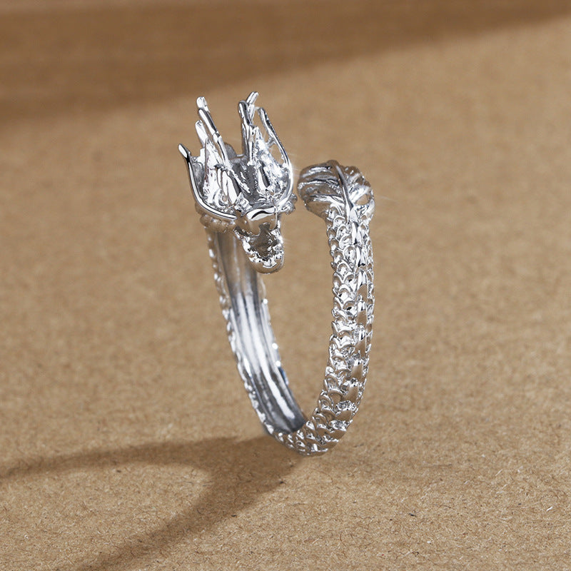 Damen Offener Ring im kunstvollen Drachen-Design Shop Nory
