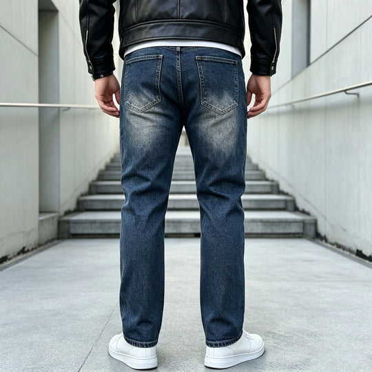 Herren Modische Cargo-Jeans mit Reißverschluss Shop Nory