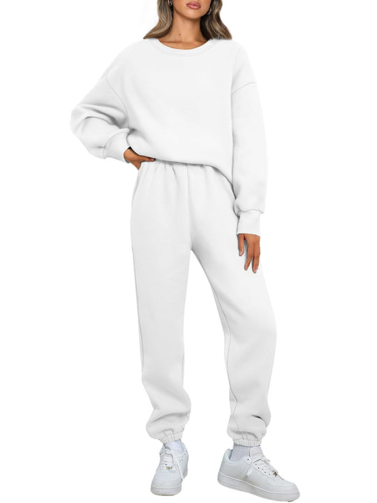 Damen nan gemütliches zweiteiliges Lounge-Set aus French-Terry mit Oversize-Sweatshirt und taillierter Jogginghose Shop Nory