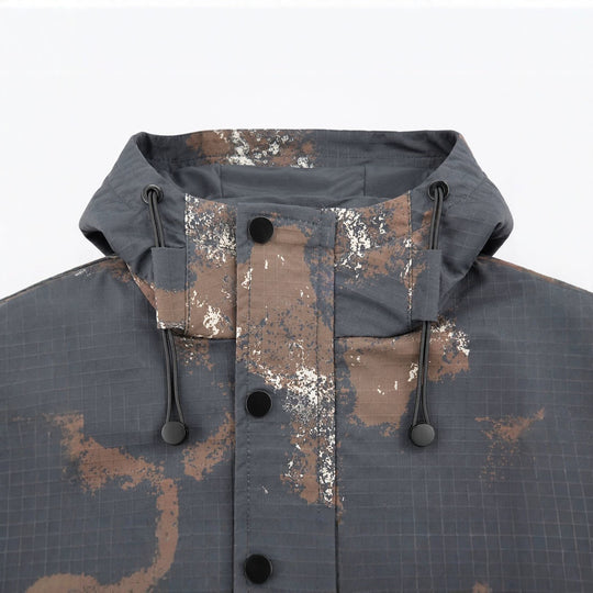 Herren Technischer Camouflage-Parka mit Kapuze und Ripstop-Außenmaterial Shop Nory