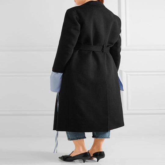Damen Oversize Longmantel im minimalistischen Schalkragen‑Tailoring Shop Nory