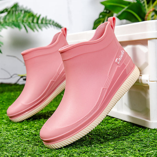 Damen Wasserdichte Kurzschaft-Gummistiefelette mit stoßdämpfender EVA-Sohle Shop Nory