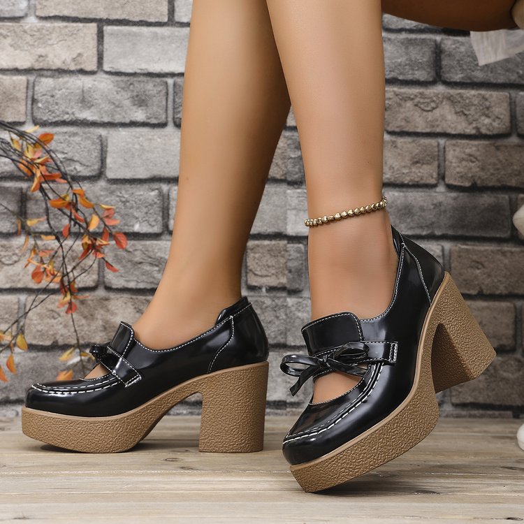 Damen elegante Clogs mit hohem Absatz